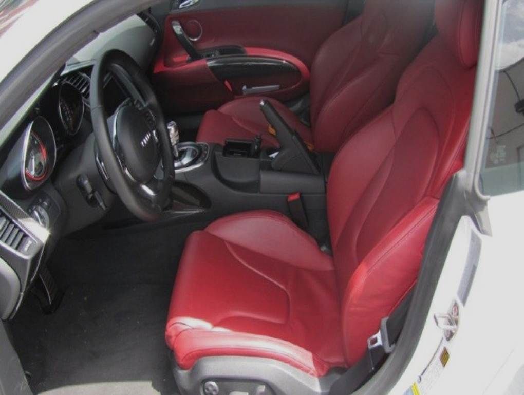Red Leather Seat Covers - Another Set Available